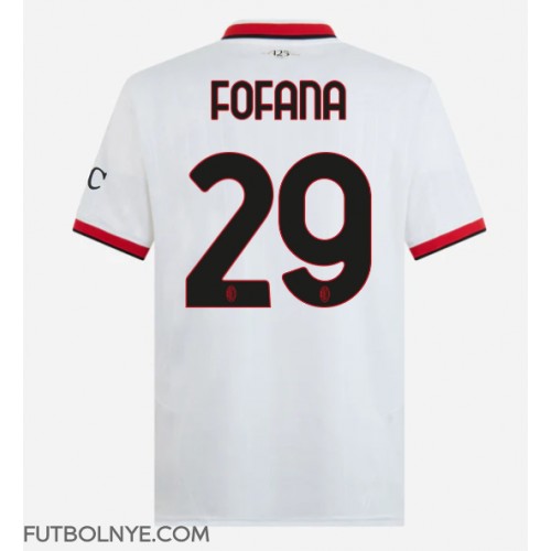 Camiseta AC Milan Youssouf Fofana #29 Visitante Equipación 2024-25 manga corta